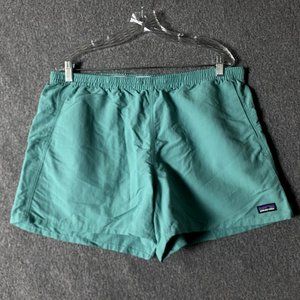 Patagonia Women's Size XL Green Nylon Linerless Baggies Shorts